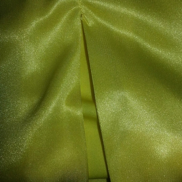 NEW YELLOW PARTIAL SEQUIN STRAPLESS DRESS (XS) - Picture 8 of 8